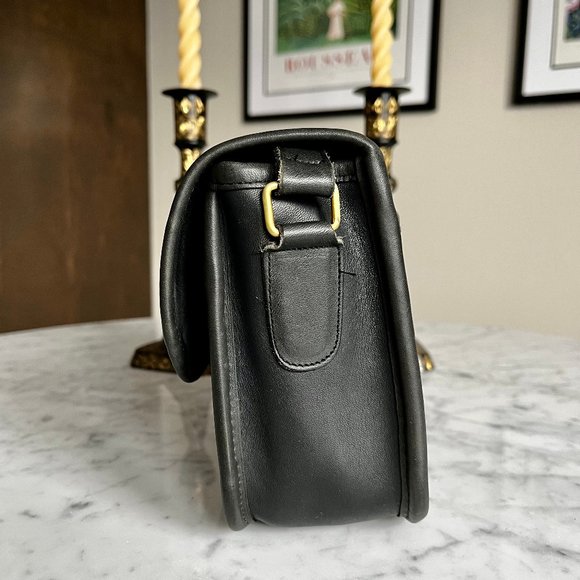 RARE Vintage Coach Collegiate Bag 9815 in Navy Made in New York City - Picture 2 of 16